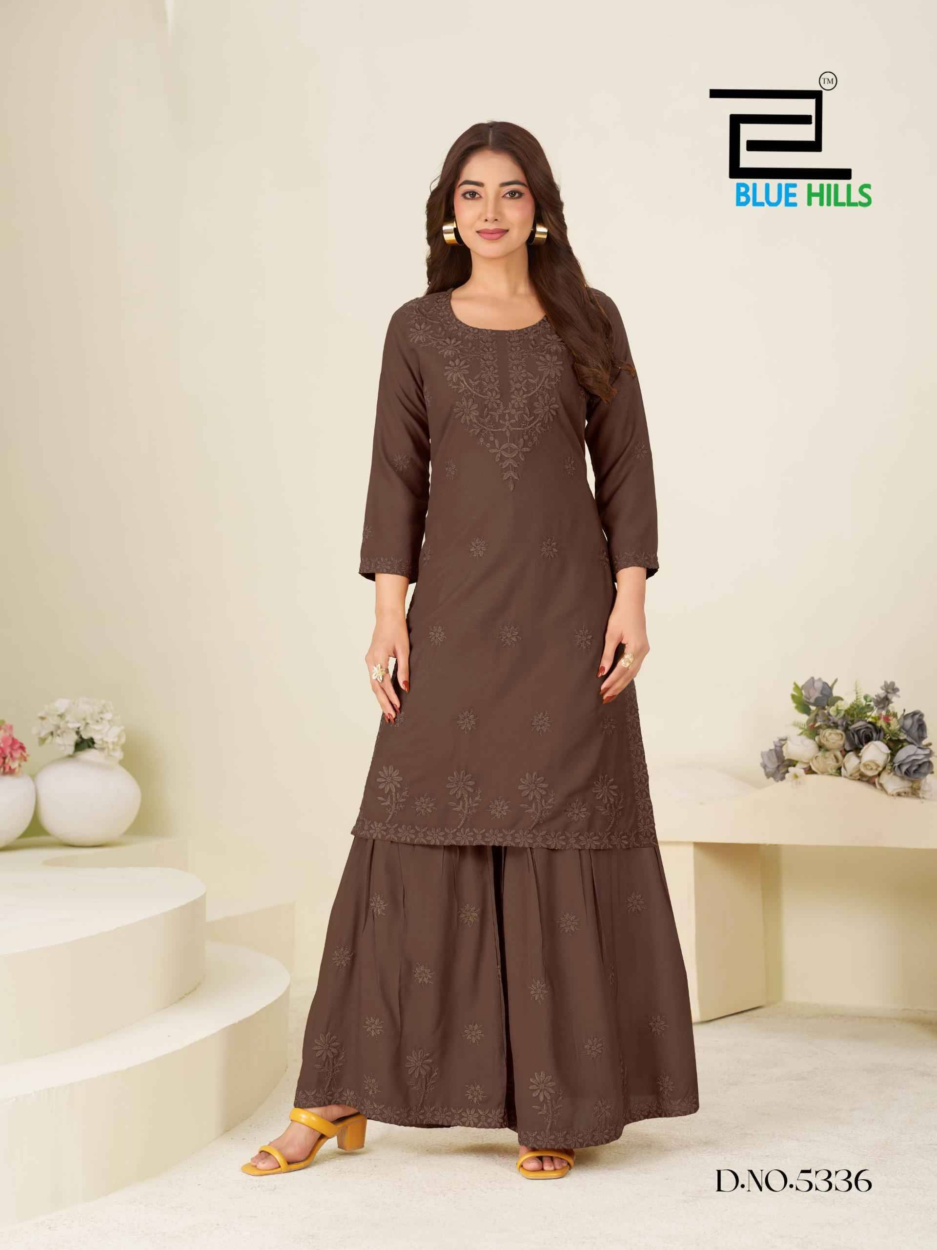 HEENAZ vol 5 By Blue Hills Designer Stylish Fancy Colorful Beautiful Party Wear & Ethnic Wear Collection rayon 14 kg At Wholesale Price